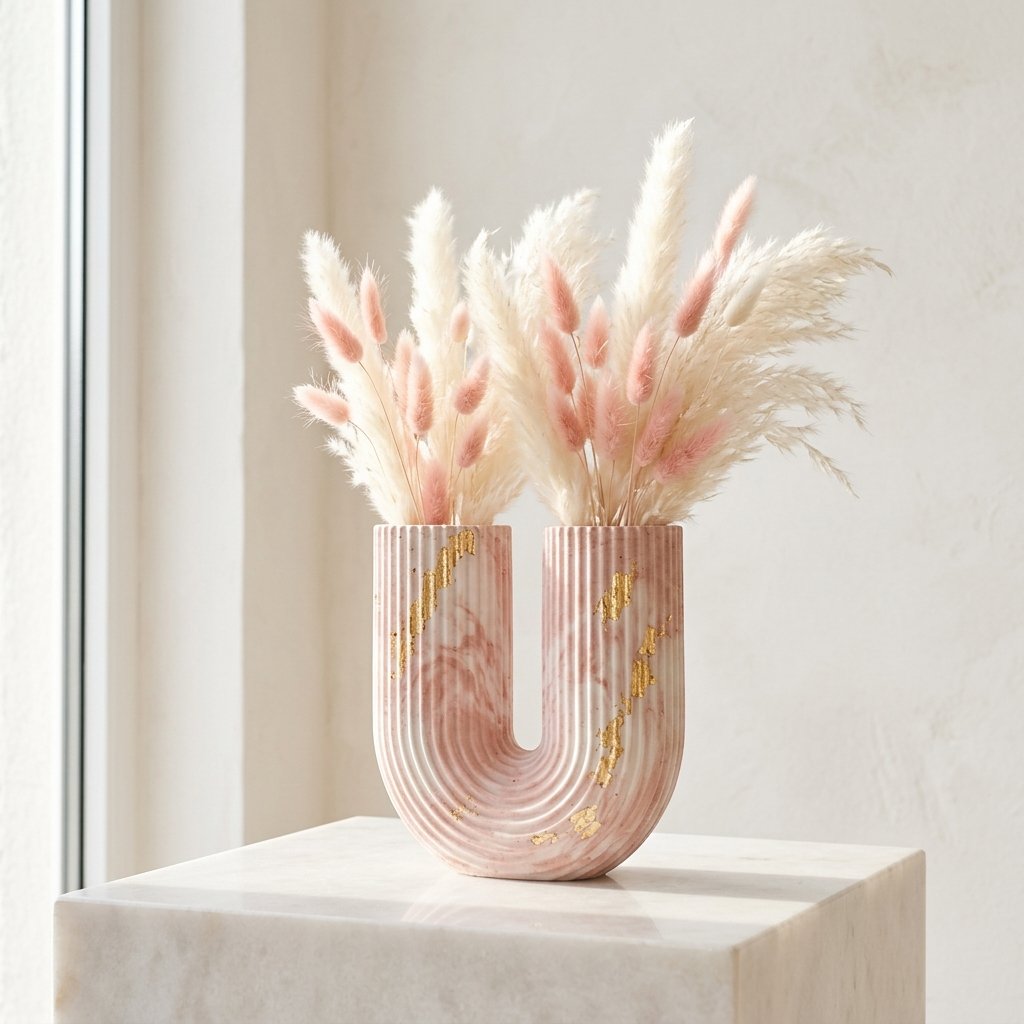 فازة القوس النورديك المضلعة (U-Shape Arch Vase)