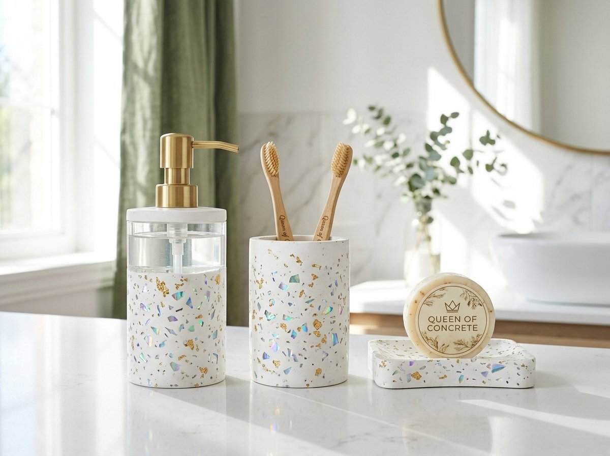 طقم "الديسكو تيرازو الهولوجرافيك" العاكس للضوء (Holographic Disco Terrazzo 3-Piece Set)