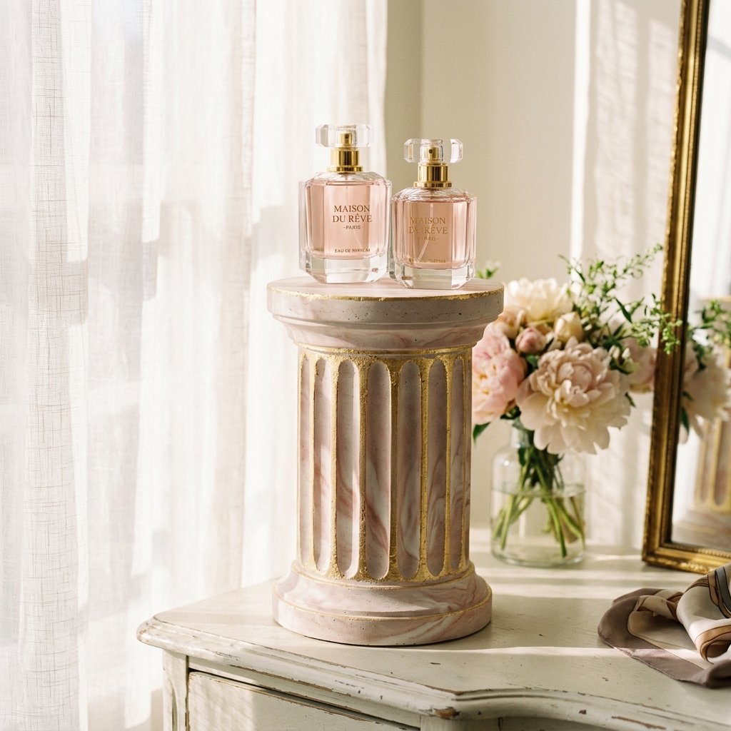 منصة عرض العطور الملكية المضلعة (Perfume Riser)